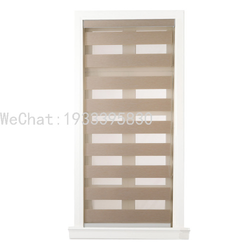 Curtain Shading Soft Gauze Curtain New Living Room Bedroom Kitchen Roller Shutter Bathroom Louver Curtain Customized Curtain Manufacturer