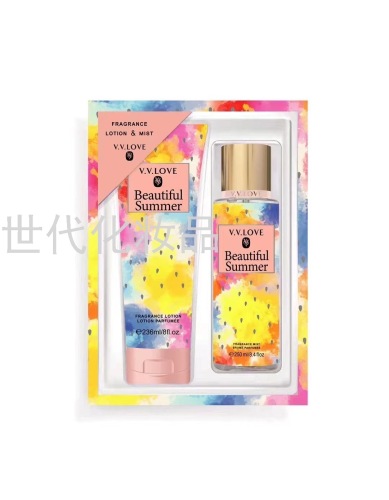 New Hot Perfume Body Spray Body Lotion Fragrance Lasting Fresh Body Mist Gift Set 