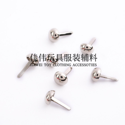 Colorful round Head Flat Head Brad Nail Double Shackles Croissant Nail DIY Handmade Material Children‘s Decorative Materials Wholesale