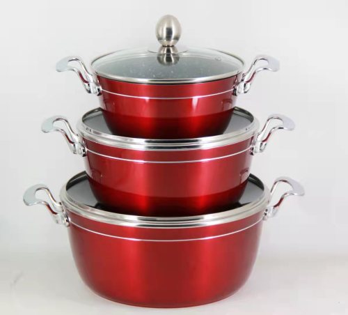 6-piece soup pot set household maifan stone non-stick pot set gift pot kitchen supplies foreign trade hot wholesale