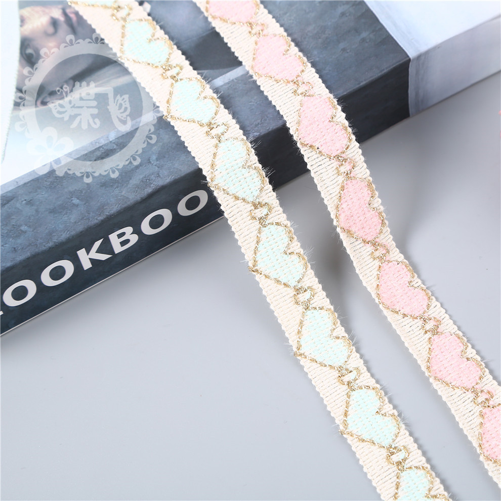 编织花边金银线织带辅料 小香风服装金银棉线装饰带花边_蝶飞花边厂_