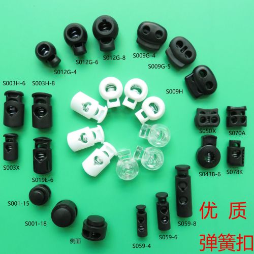 factory direct sales plastic bags handbags clothing accessories spring buckle rope buckle high quality plastic spring buckle adjustment buckle