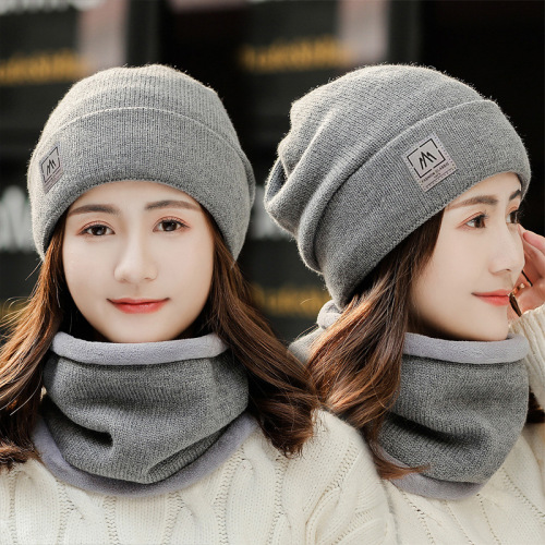 Winter Hat Women‘s Warm Cold-Proof Wool Hat Knitted Hat Autumn and Winter Korean Style Versatile Cycling Winter Confinement Hat Fashion