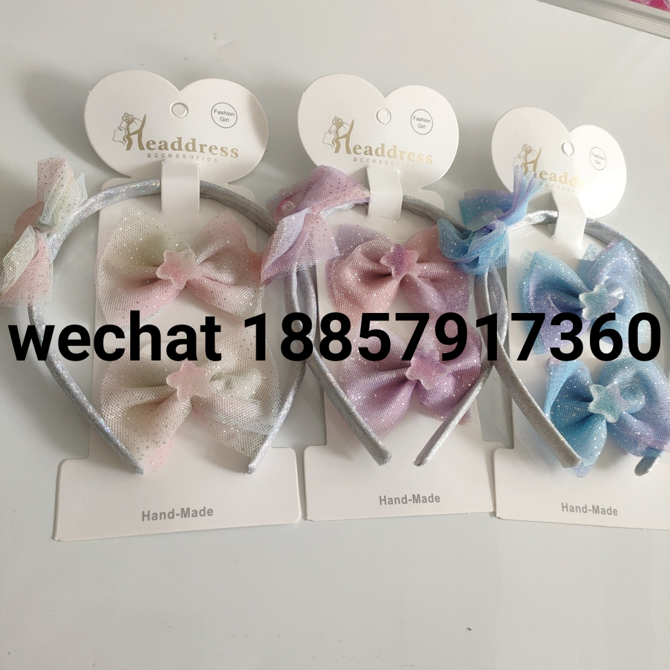 hair accessories set hairband hairclips for girls factory