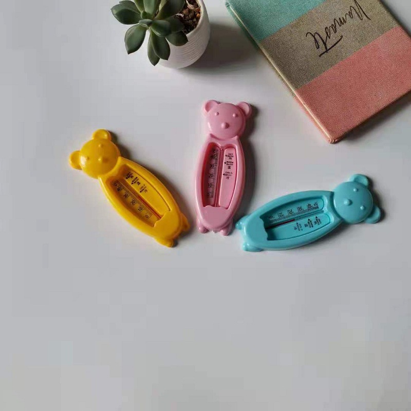 现货简装小熊水温计宝宝洗澡水温计婴儿卡通水温计室内温度计批发