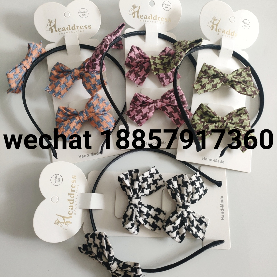cloth bow hair accessories set hairpin hair band for girls