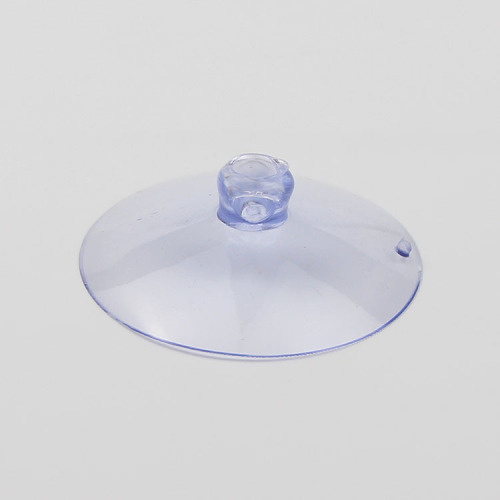 5cm Perforated Suction Cup Sky Blue Transparent Horizontal Hole Side Hole Pet Toy Fixed PVC Glass Suction Tray Amazon