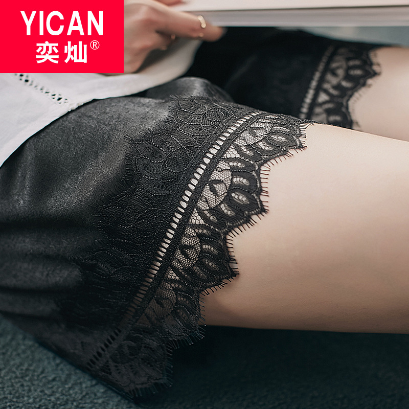 Leggings Women's Thin Outer Wear Large Size Shorts Safe Pants High Waist Spring and Summer Lace
