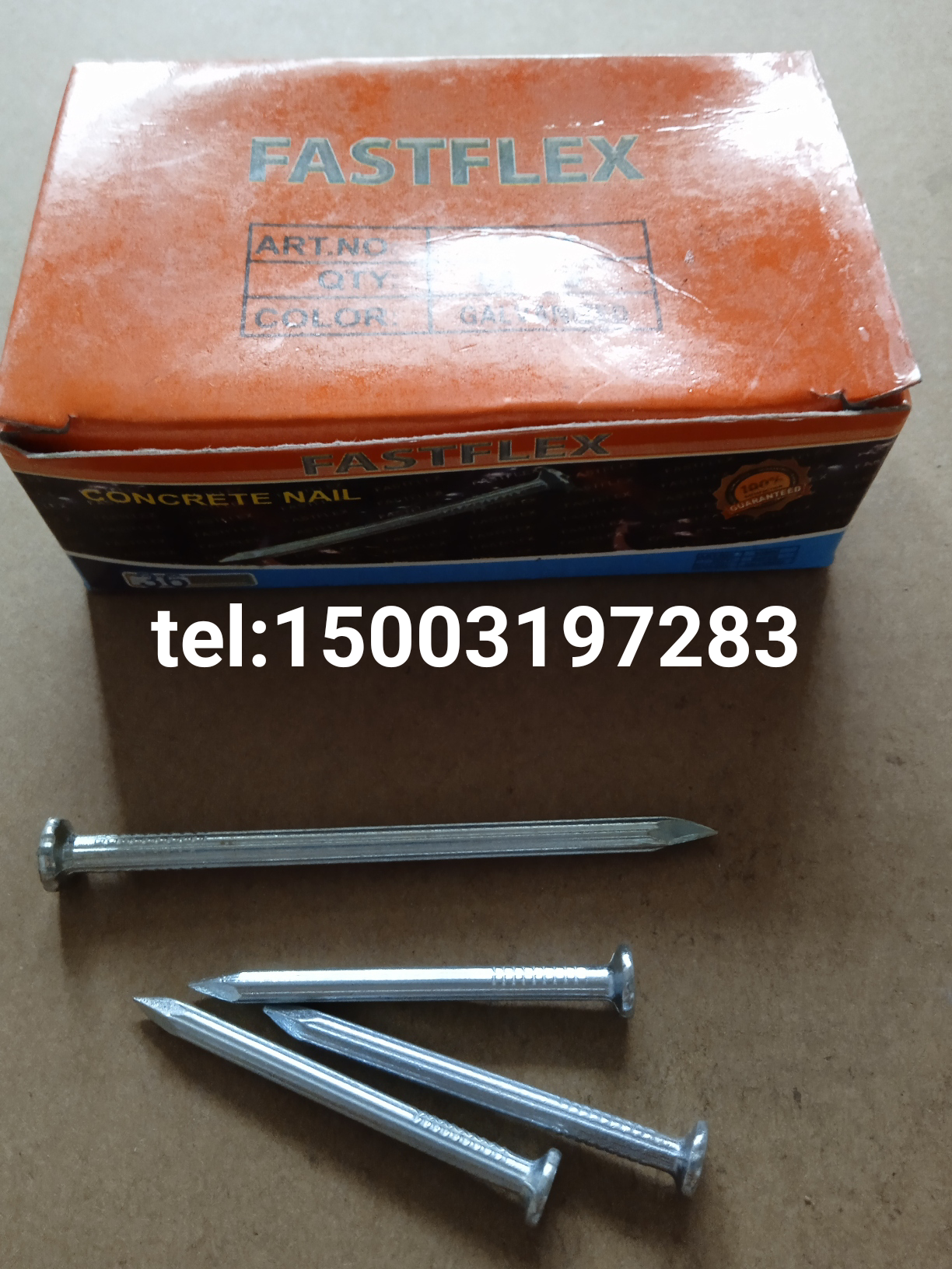 galvanised concrete nail steel nail hardened concrete nail fluted nail