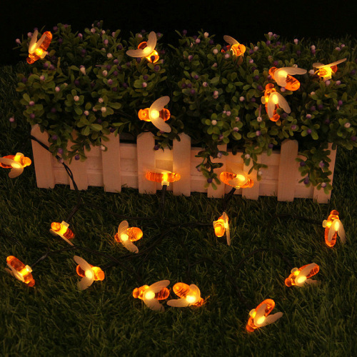 Amazon Solar String Lights Led Bee Water Drops Outdoor Decorative Lights Garden Lights