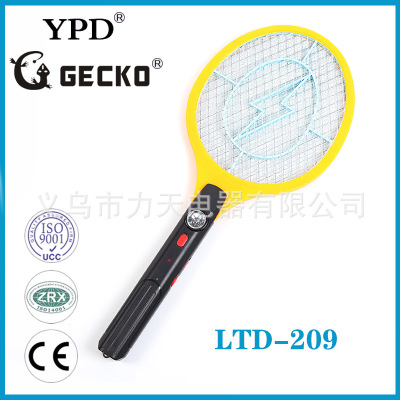 GECKO-YPD One Shot Brand LTD-209 Special Offer with LED Lighting Rechargeable Electric Mosquito Swatter 21x51cm