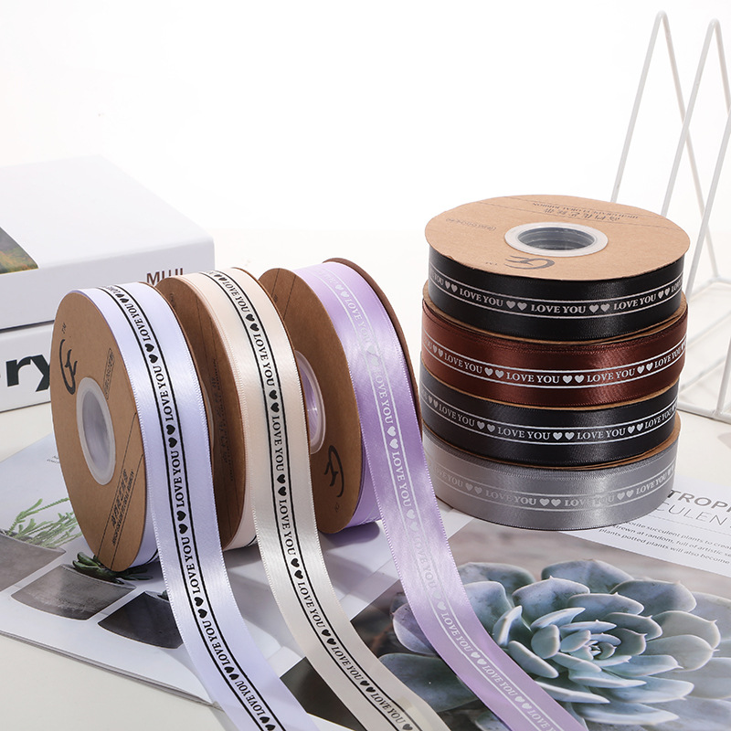 Chinese Valentine's Day Gift Flower Ribbon English Letter Lo...