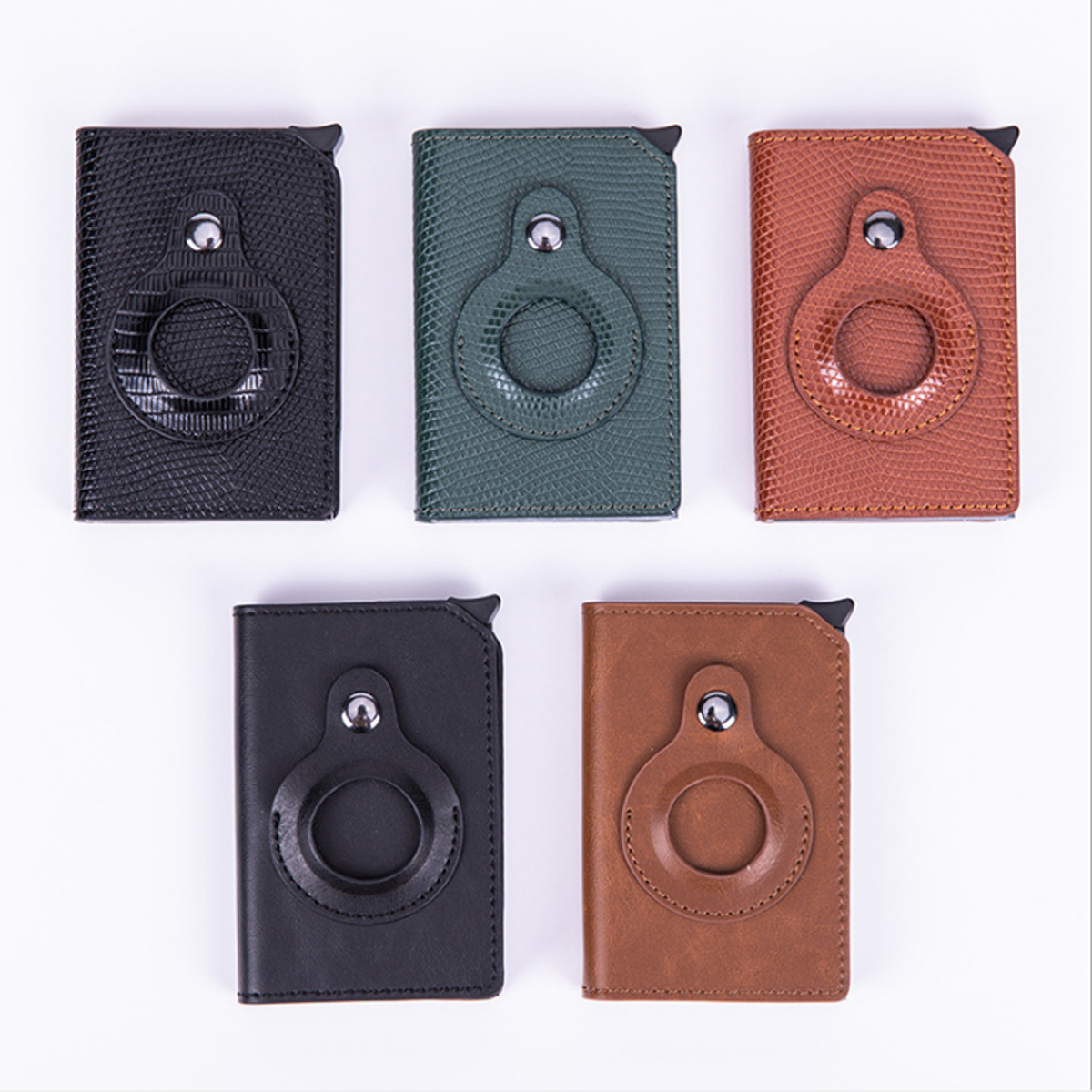 Cross-Border Card Holder Foreign Trade Men's RFID Anti-Theft Swiping Europe and America Card Cl