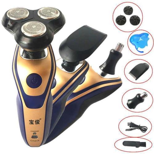 multifunctional rechargeable razor baojun five-in-one men‘s electric shaver smart sideburns shaver horn nose hair device