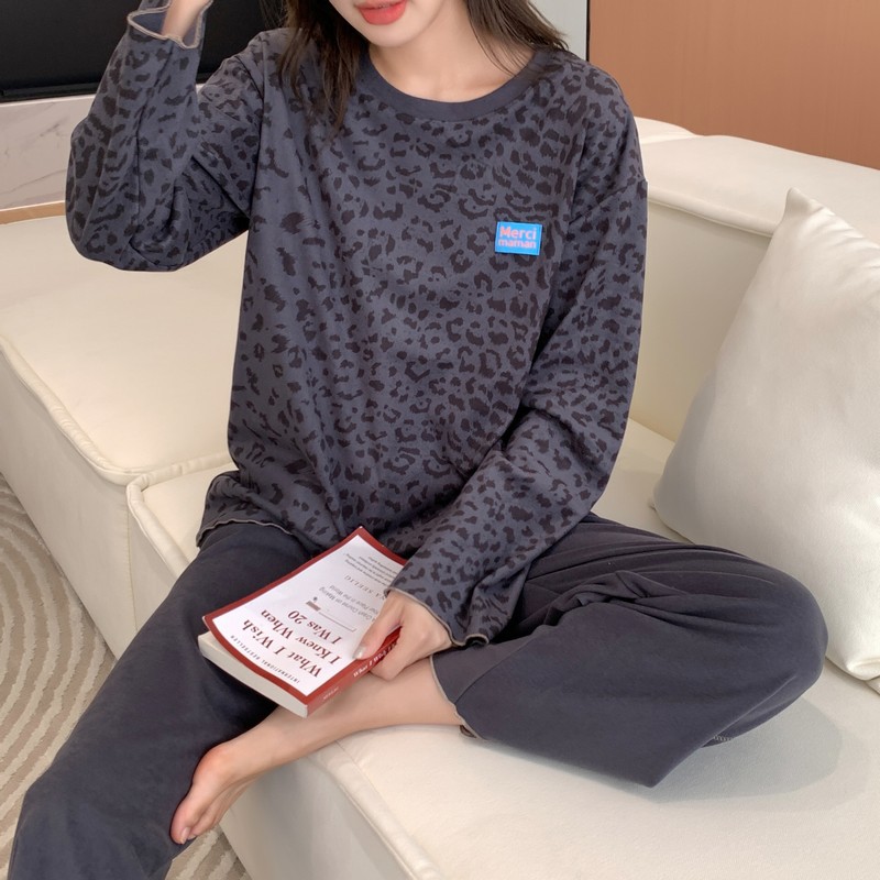 Korean Style Instagram Mesh Red Style Pajamas Women's Long Sleeve Loose Comfortable Outerwear L