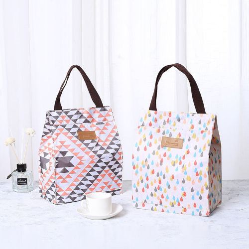 New Korean Style Printed hand Bag Handbag Shopping Bag Solid Style out Bag Thickened Style