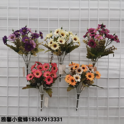 5 Fork Autumn Lucky Chrysanthemum Artificial Flower Small Bouquet Chrysanthemum Autumn Chrysanthemum