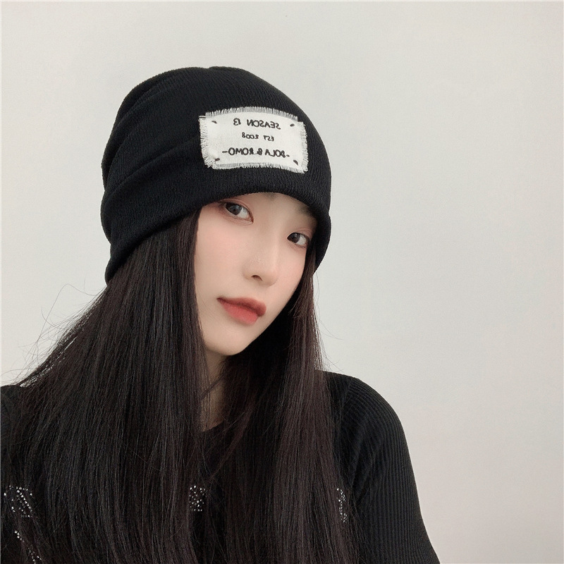 Japanese Style Light, Soft and Breathable Summer Pullover Pile Heap Cap Ins Patch Fashion Trending T
