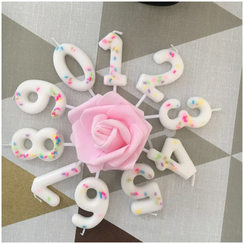 factory wholesale birthday candle personalized creative digital cake candle birthday party baking decoration digital candle