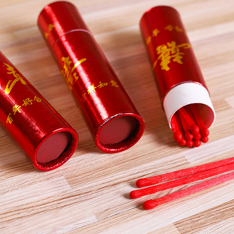 Wedding Celebration Wedding Supplies Wedding Hardcover Creative Personality Matches Boutique Cylinde