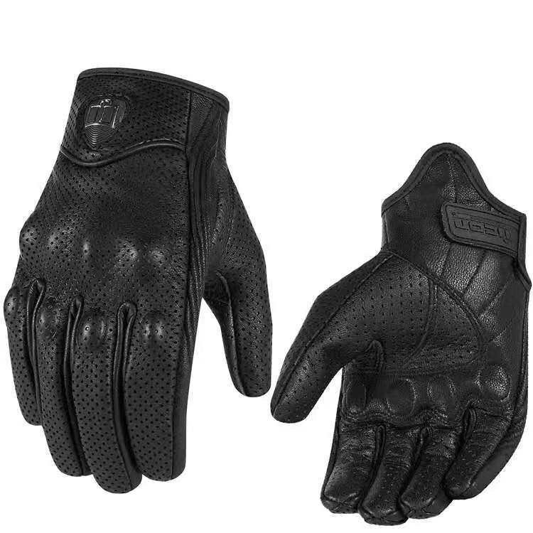 Cross-Border Motorcycle Motorcycle off-Road Vehicle Bicycle Leather Riding Gloves Non-Slip Breathabl