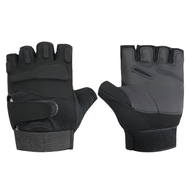 Cross-Border Supply Military Fans Cycling Sports Gloves Half-Finger Fitness Gloves Outdoor Field Tra