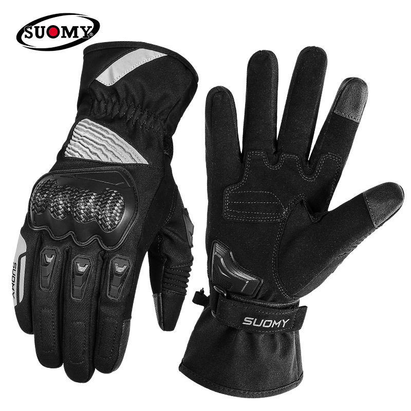 Motorcycle Winter Gloves Waterproof Warm Riding Motorcycle off-Road Drop-Resistant Windproof Touch S