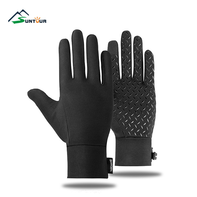 Amazon Hot Touch Screen Cycling Running Outdoors Sports Anti-Slip Silicone Unisex Factory Custom Glo