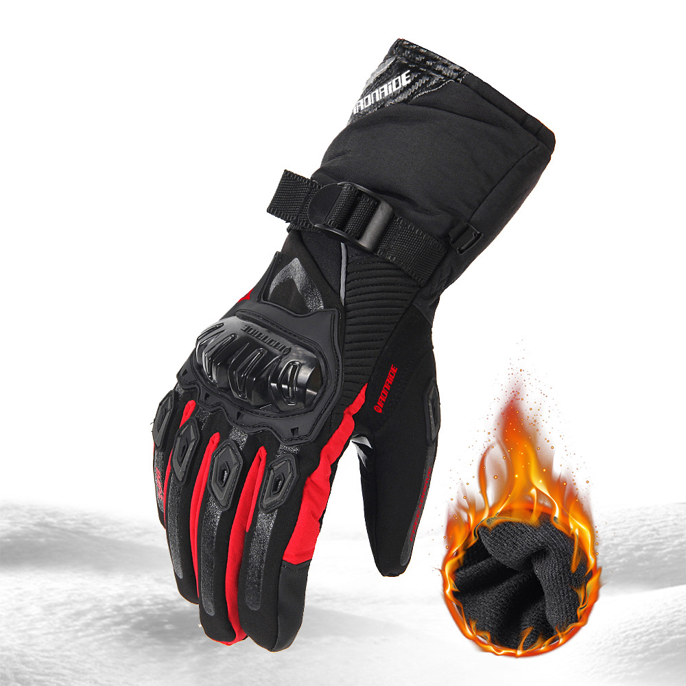 Ironrioe Winter Riding Gloves Windproof, Waterproof and Warm Touch Screen Scrambling Motorcycle Moto