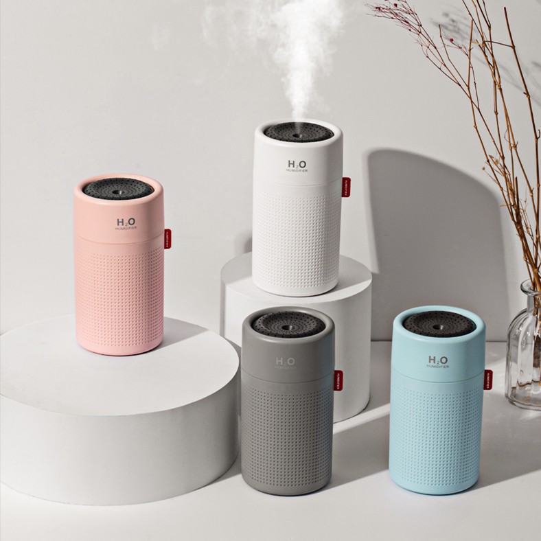 2019 New Simple Humidifier Mini Built-in Battery Colorful Light Large Capacity Drying Air Atomizatio