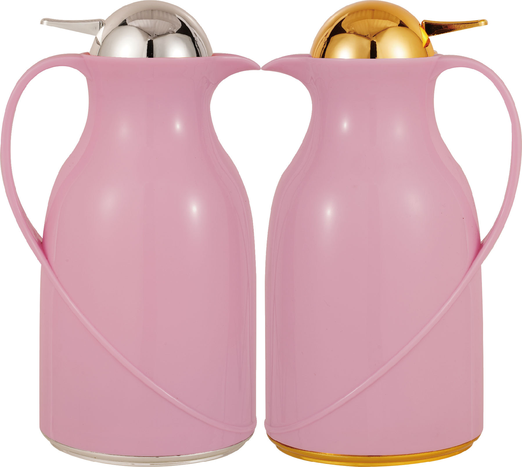 Plastic Household Thermal Pot Creative Handle Type Festive Simple Drink Tea Coffee Juice Milk Vacuum