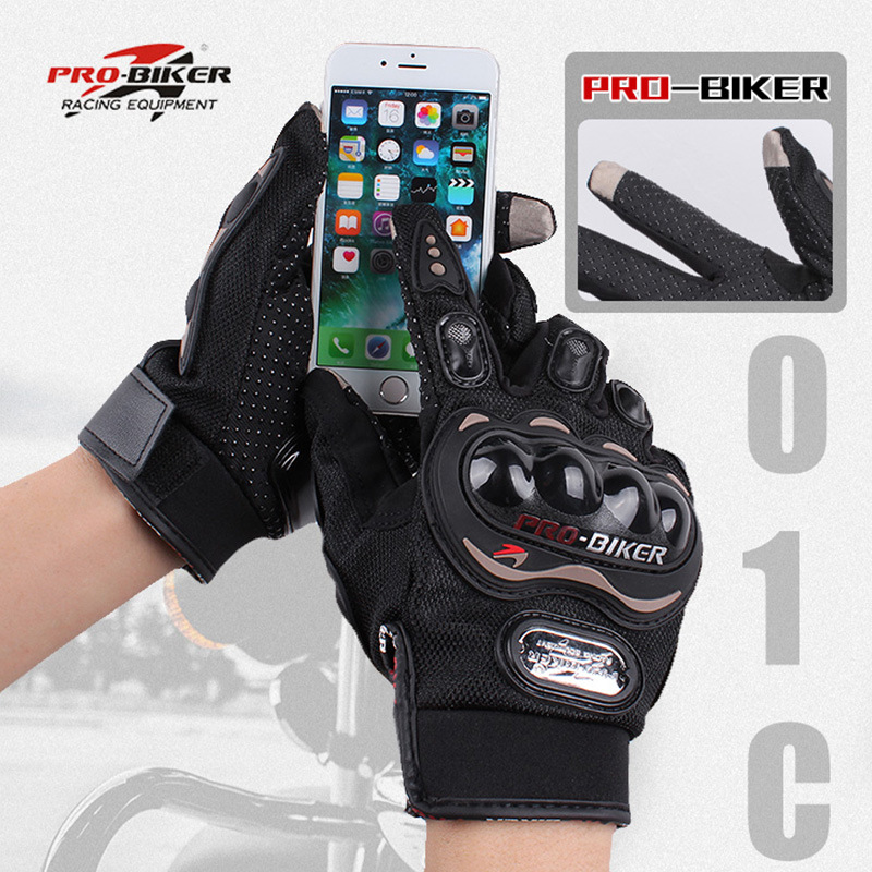 Factory Direct Sales Motorcycle Drop-Resistant Full Finger Gloves Comfortable Breathable, Non-Slip, 