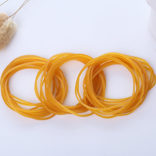 Vietnam Transparent Yellow Rubber Band 50*1.4 Environmental Protection Industry Rubber Products Office Binding Factory Wholesale