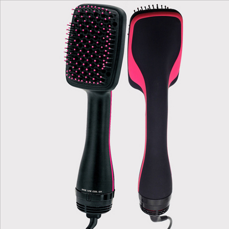 Hairdressing Electric Hair Drier Comb Two-in-One Hair Dryer Wet and Dry Negative Ion Head Shape Blow