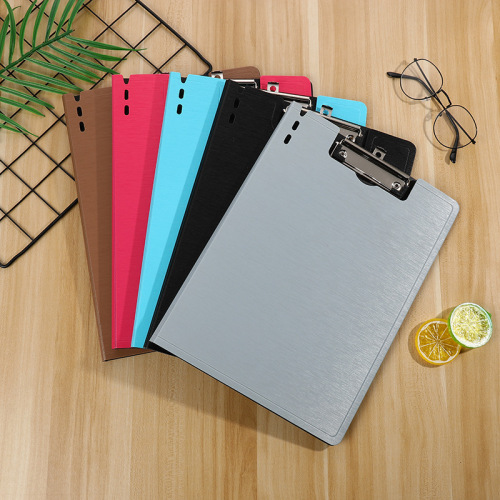 Learning Office Supplies A4 Plate Holder Hanging Writing Pad Plate Holder Horizontal and Vertical Color Pu Folder Wholesale