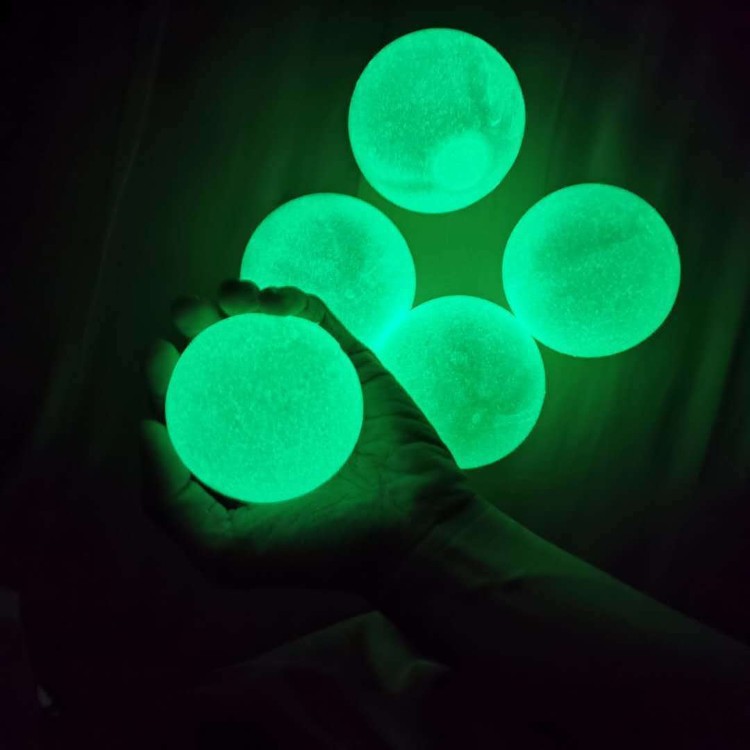 Sticky Wall Ball Luminous Luminous Ball Decompression Elastic Ball Ceiling Ball Indoor Parent-Child