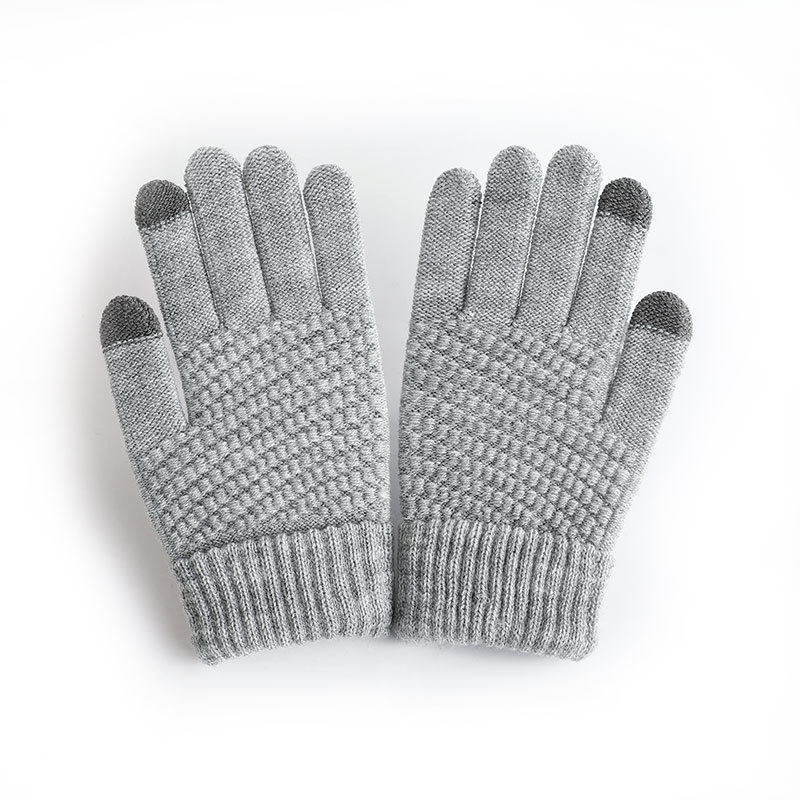 Cross-Border Thermal Gloves Wholesale Winter Men's and Women's Fashion Touch Screen Gloves