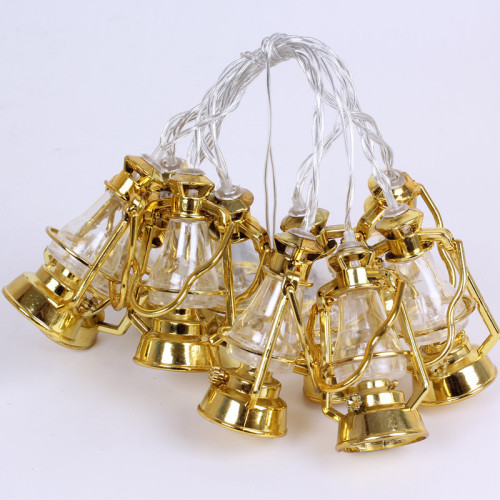 muslim string lights halloween oil lamp battery box led decorative colored lights factory wholesale
