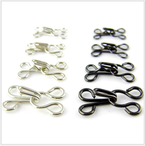 High-End Underwear Buckle Collar Clip Hooks Pants Hooks Hook and Eye Metal Button Invisible Fur Coat a Pair of Buckles Hidden Hook Lot
