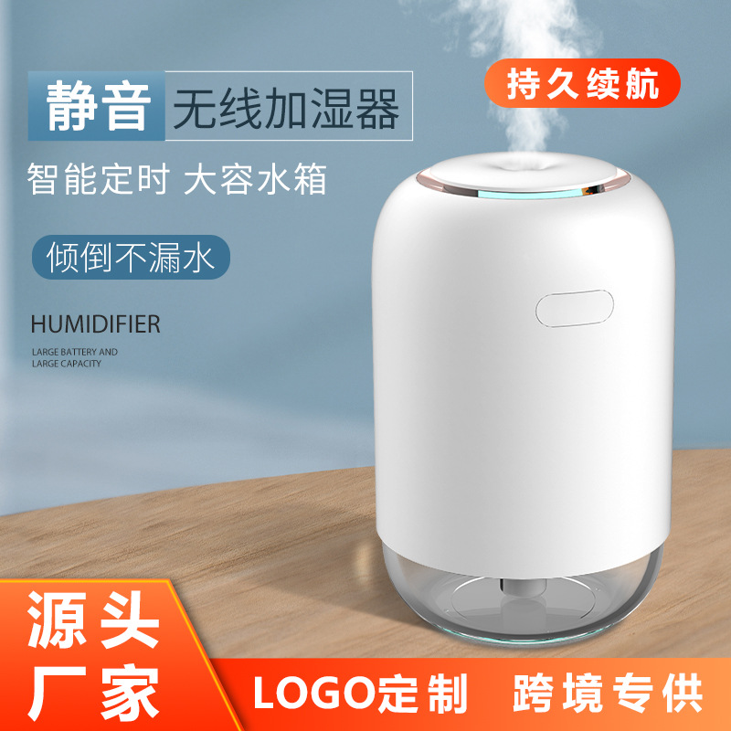 New Desktop Humidifier Manufacturer UV Silk Screen Printing Logo Car USB Mini Spray Aromatherapy Hum