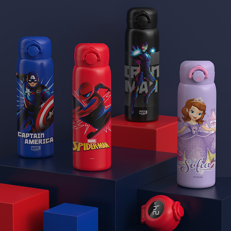 Marvel Children's Warm Display Smart Insulation Cup 316 Stai...