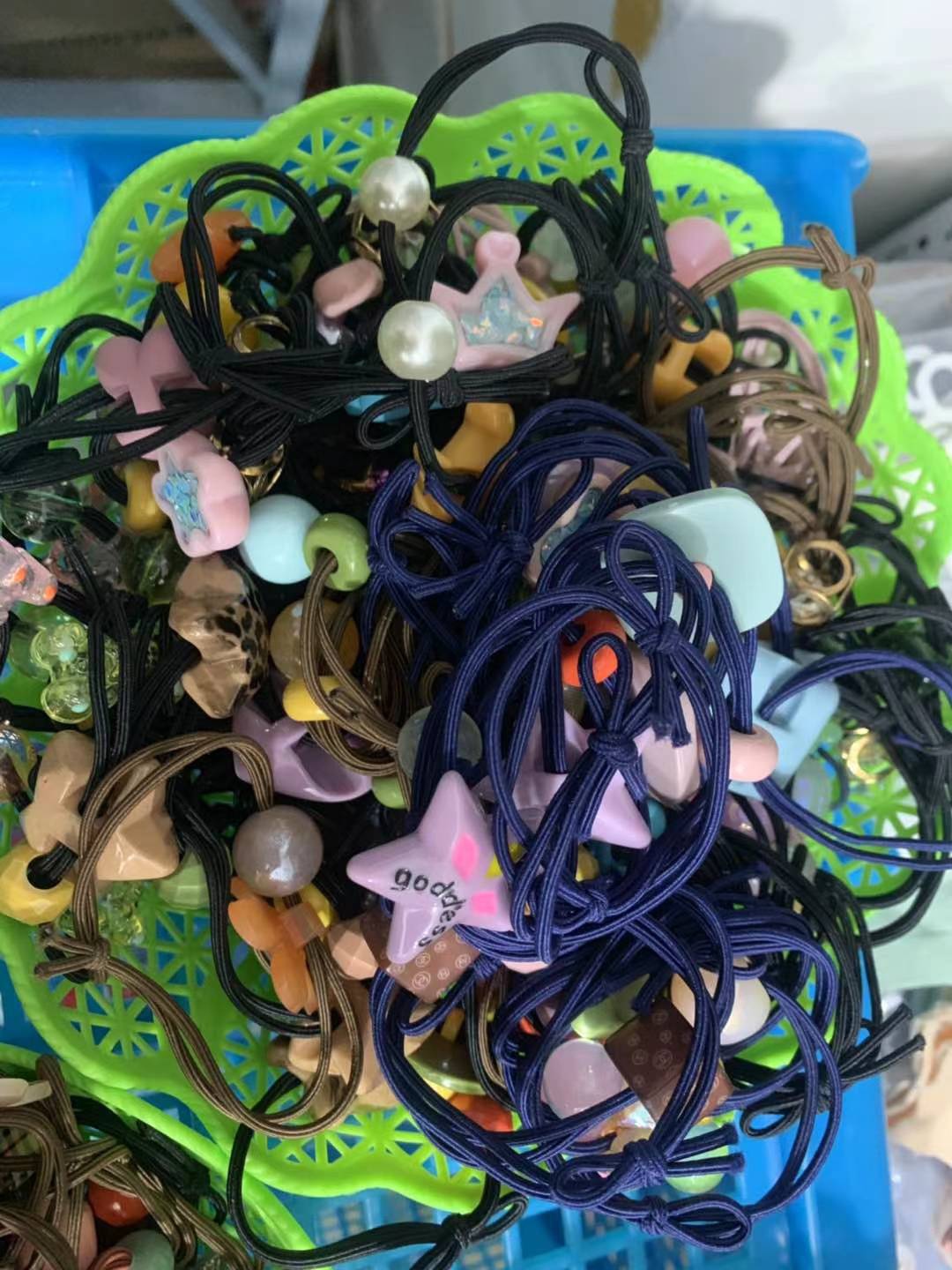 Run rivers lake street booth one yuan model rubber band head rope hair rope hair ring high elastic hairpin hair accesso