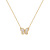 Titanium Steel Necklace Female Temperamental Minority Clavicle Chain Plated 18K Gold Pendant Ornament