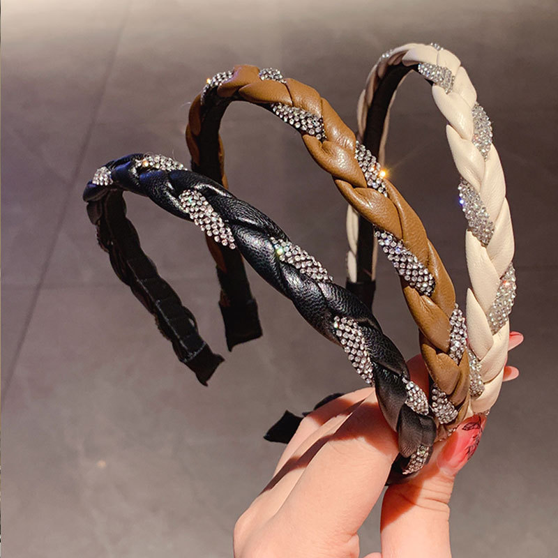 Hairpin Headband Women's Twist Braid Woven Hair Tie Headband...