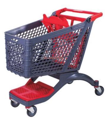 Supermarket Plastic Shopping Cart Plastic Shopping trolley