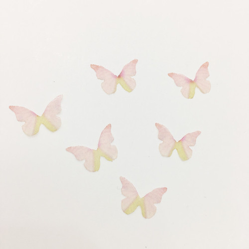 mini tulle butterfly ins little red book same style manicure three-dimensional butterfly jewelry fingernail decoration accessories