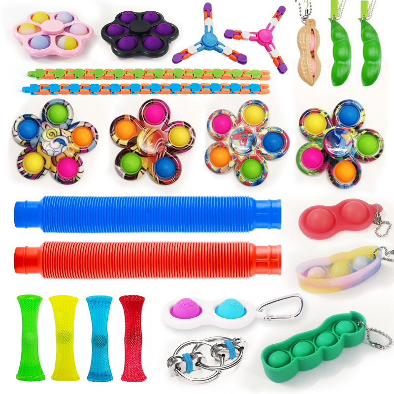 Cross-border vent mao mao dou small toy mouse killing pinch music vent finger chain bicycle chain ke