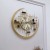 Yihong clock wall clock craft clock craft wall clock Art clock iron clock Peacock clock home decoration arts and crafts