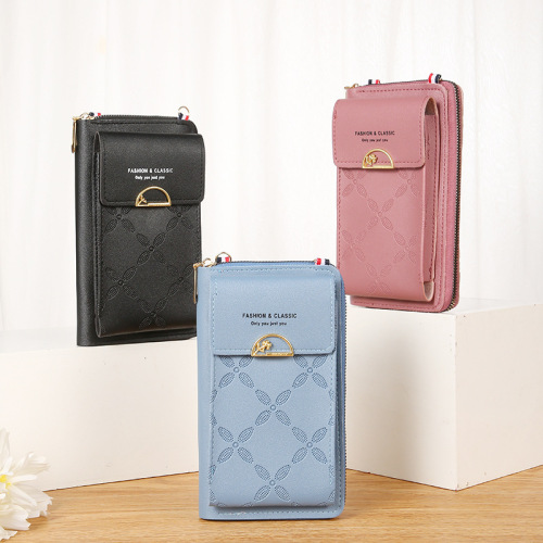 mobile phone bag high-end 2022 new fashion all-match mobile phone bag key shoulder crossbody coin purse