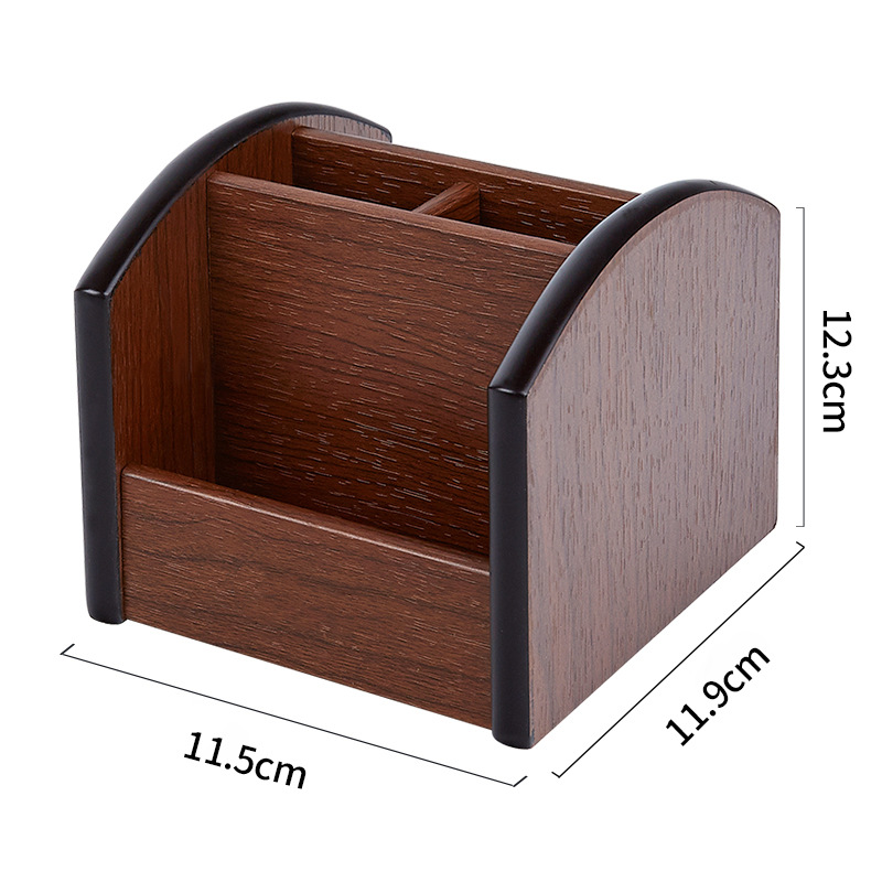 Kinary Sn181 High Quality Wooden Rotatable Pen Holder Multif...